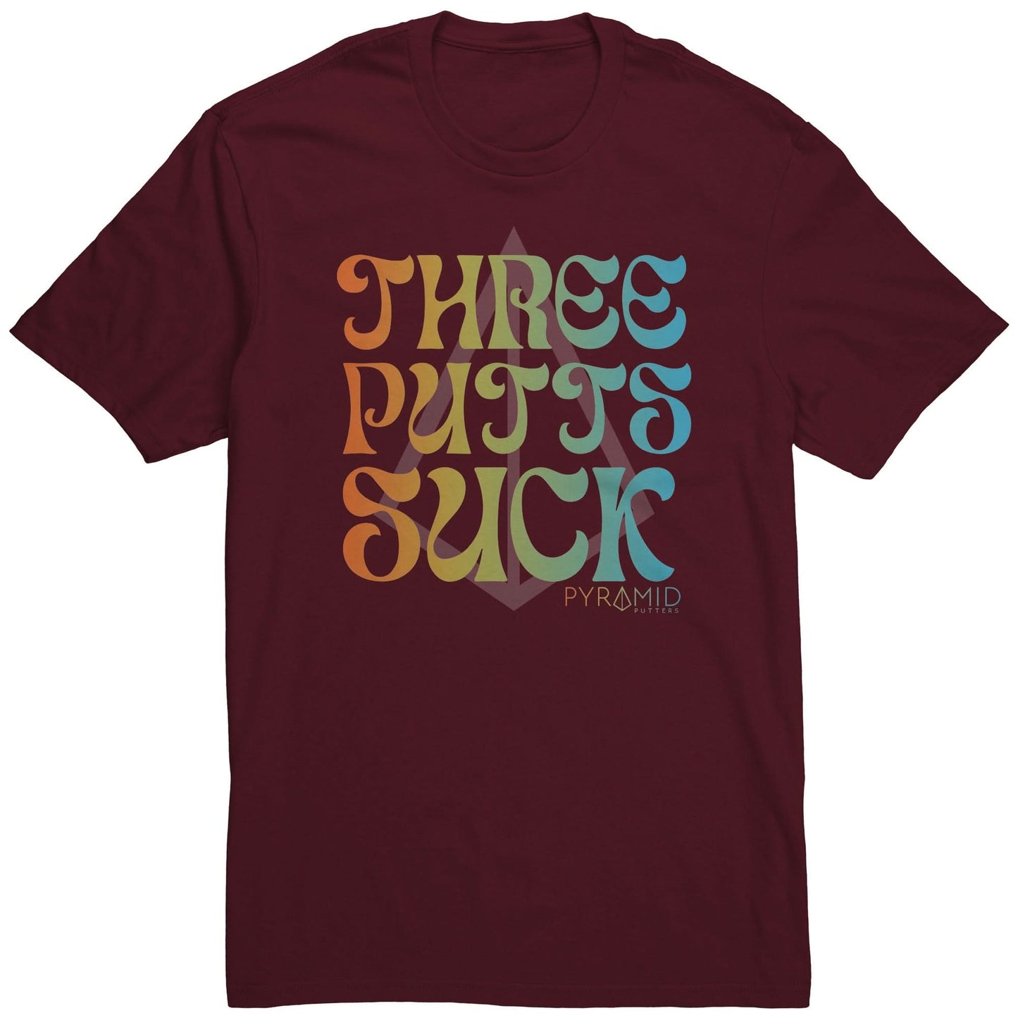 THREE PUTTS SUCK TEE SHIRT (DARK COLORS)
