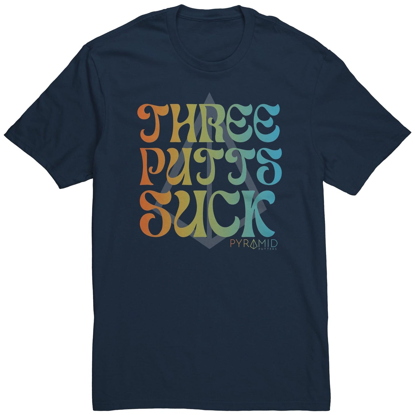 THREE PUTTS SUCK TEE SHIRT (DARK COLORS)