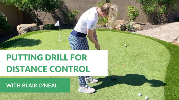 Build Consistent Distance Control with the Tee Tunnel Putting Drill featuring Blair O’Neal