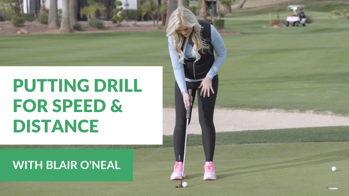 Putting Drill for Speed and Distance Control: Single Hand Drill with Blair O’Neal